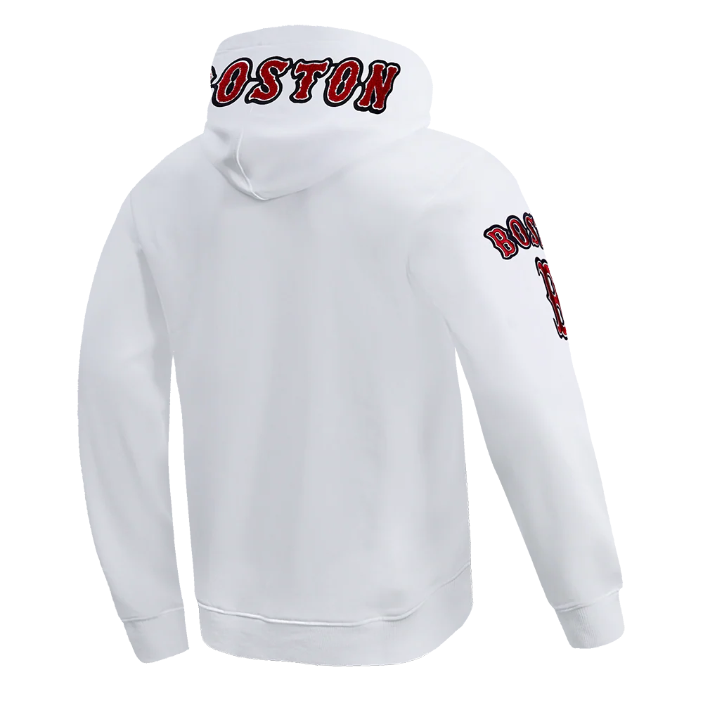 MLB BOSTON RED SOX CLASSIC CHENILLE MEN'S PULLOVER HOODIE