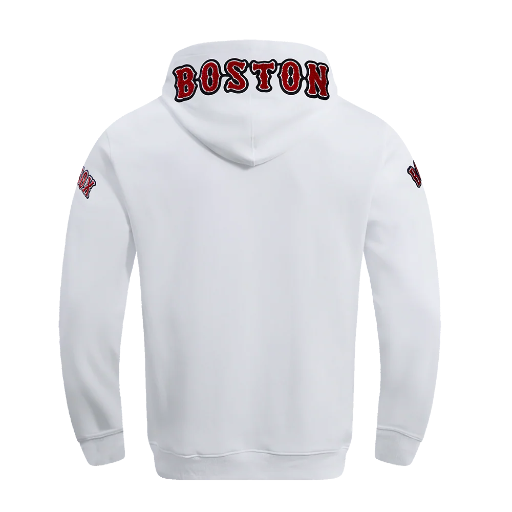 MLB BOSTON RED SOX CLASSIC CHENILLE MEN'S PULLOVER HOODIE