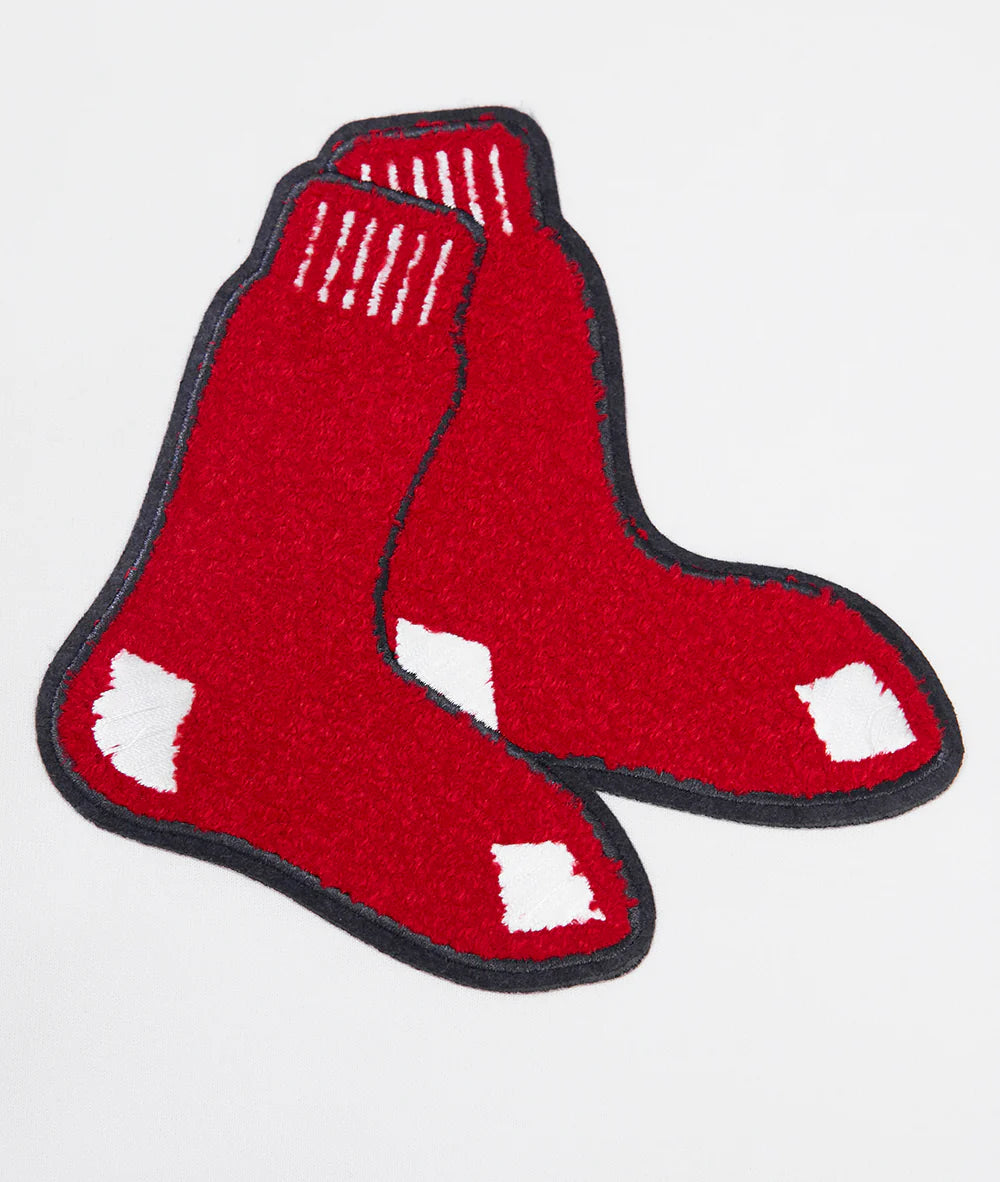 MLB BOSTON RED SOX CLASSIC CHENILLE MEN'S PULLOVER HOODIE