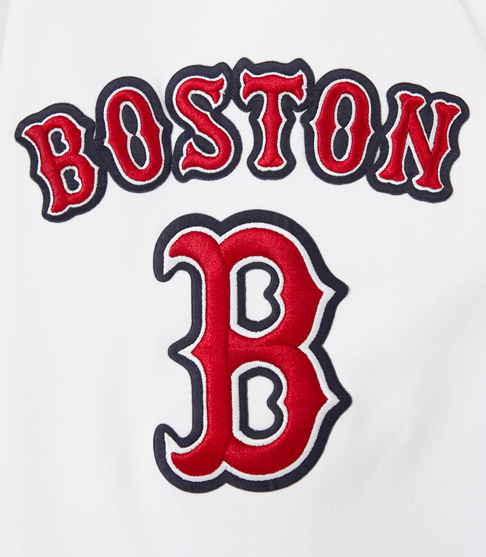 MLB BOSTON RED SOX CLASSIC CHENILLE MEN'S PULLOVER HOODIE