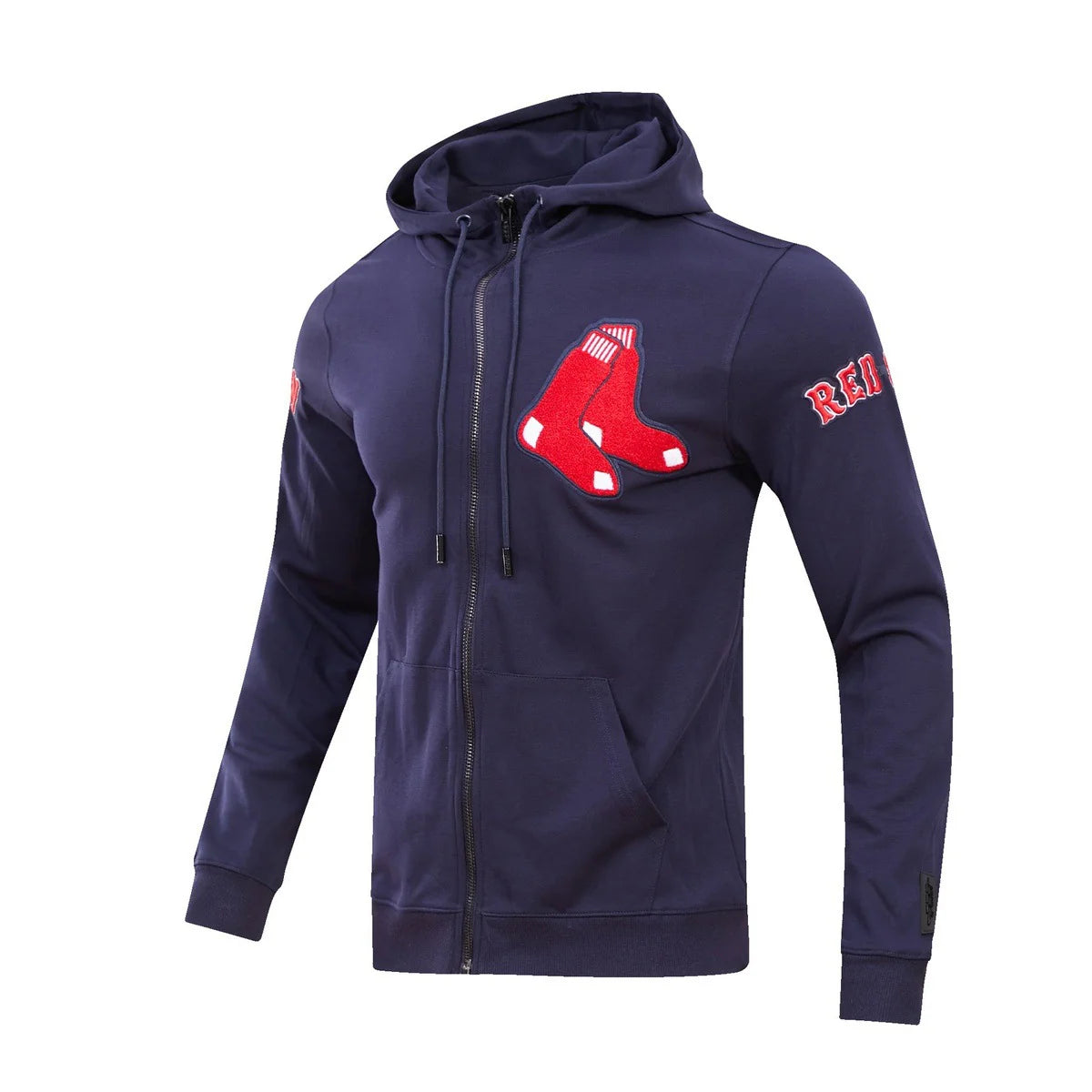 MLB BOSTON RED SOX CLASSIC CHENILLE MEN'S FULL ZIP PULLOVER HOODIE