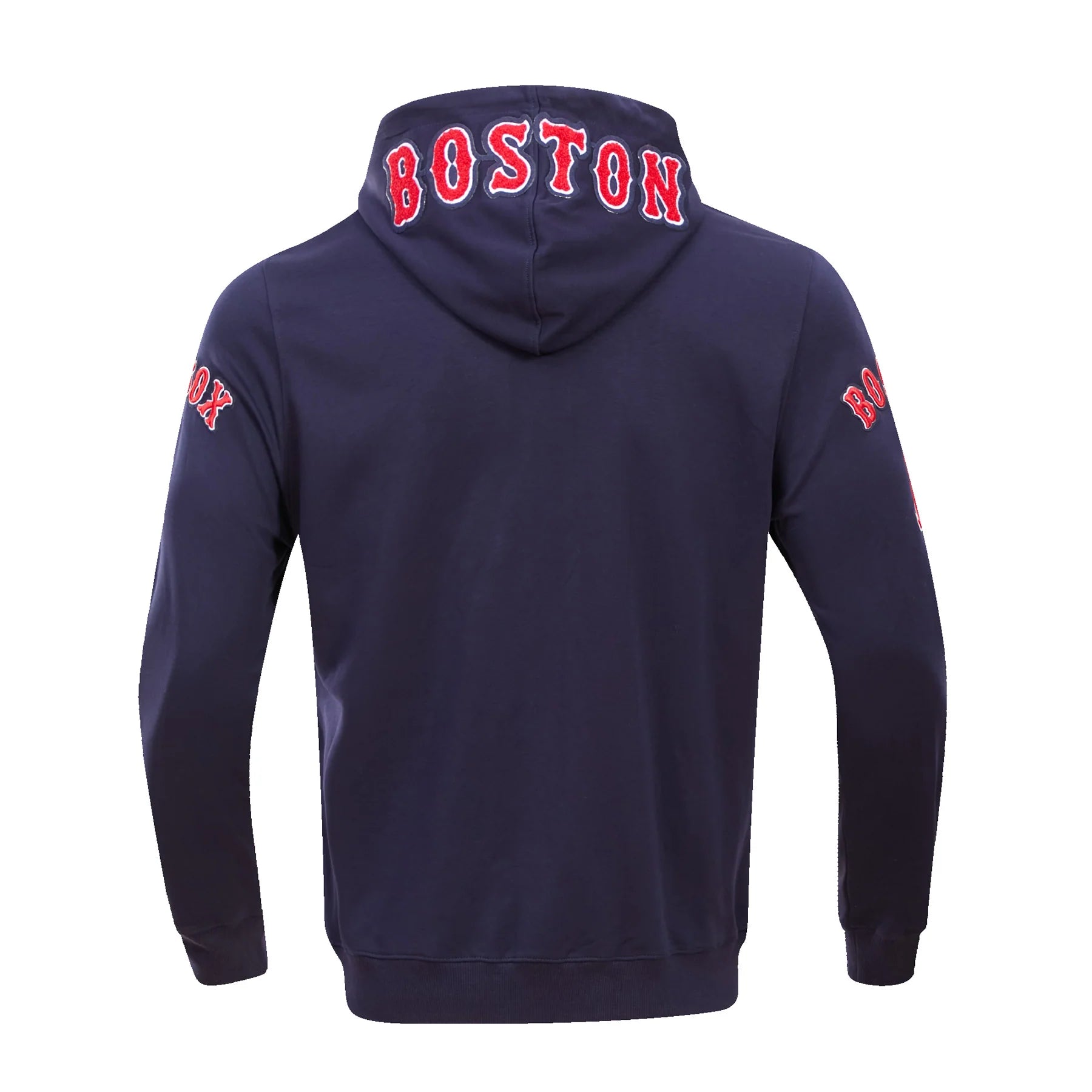 MLB BOSTON RED SOX CLASSIC CHENILLE MEN'S FULL ZIP PULLOVER HOODIE