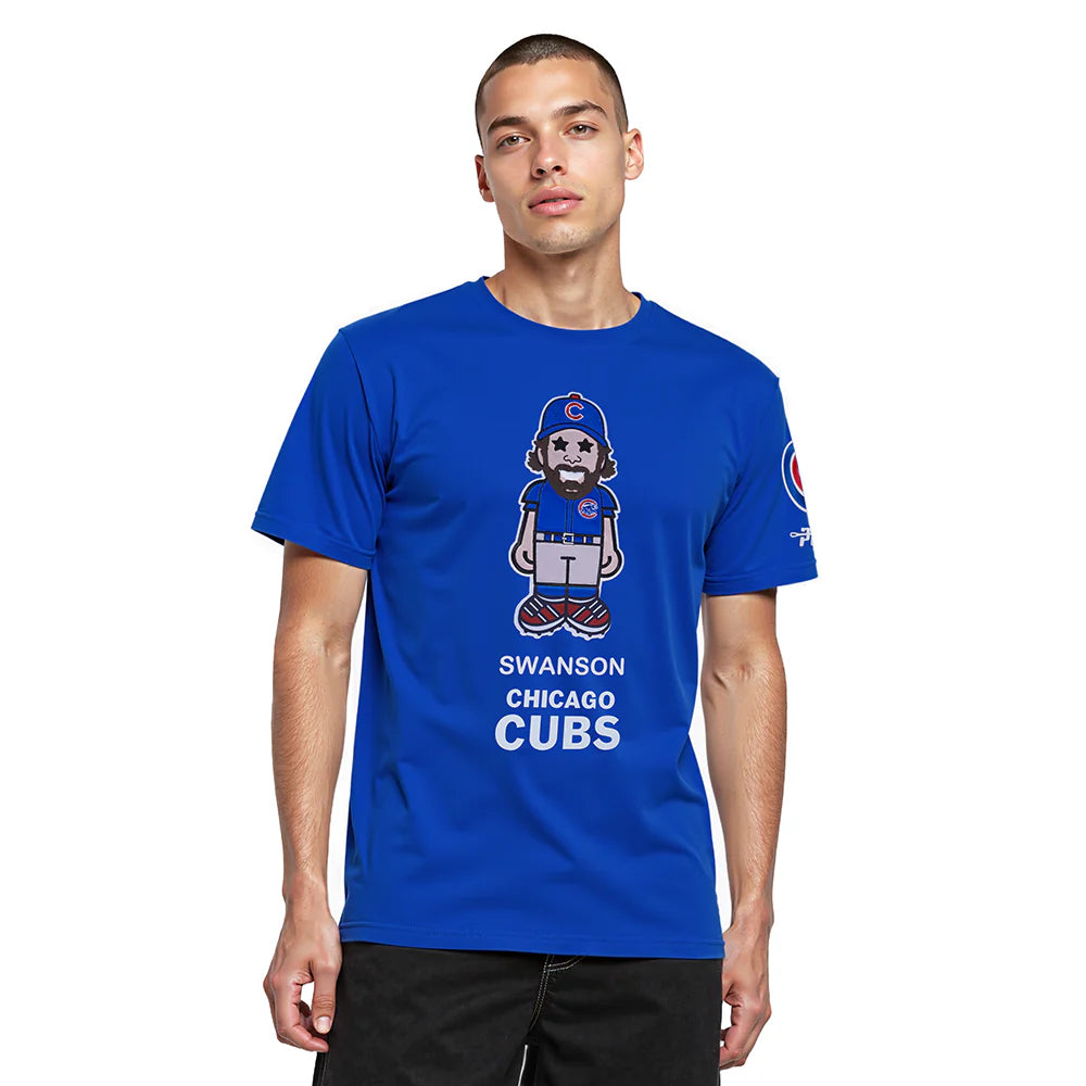 MLB CHICAGO CUBS DANSBY SWANSON #7 AVATAR SINGLE JERSEY MEN'S TOP