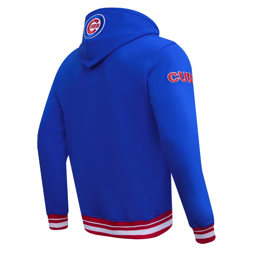 Chicago Cubs P/O Script Tail Hoodie