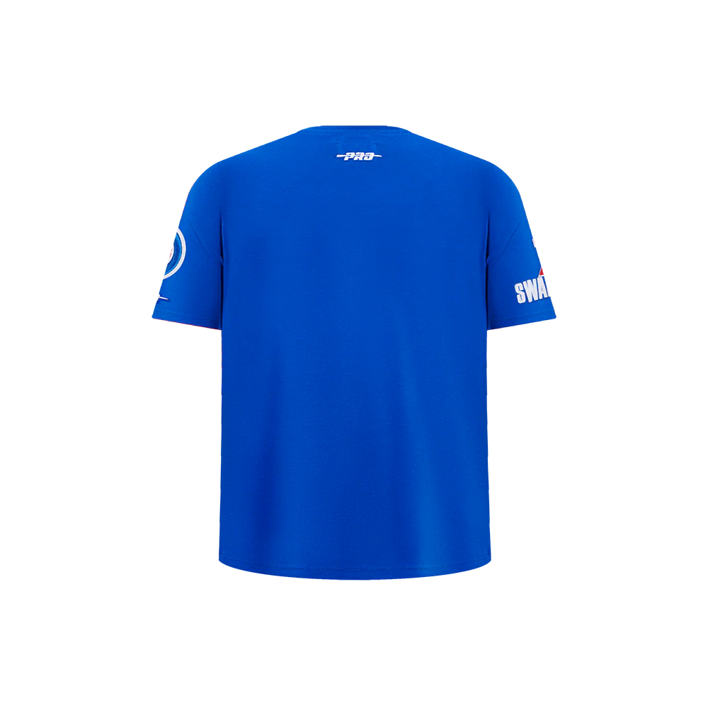 MLB CHICAGO CUBS DANSBY SWANSON #7 REMIX AVATAR LITTLE BOYS SHORT SLEEVE TOP