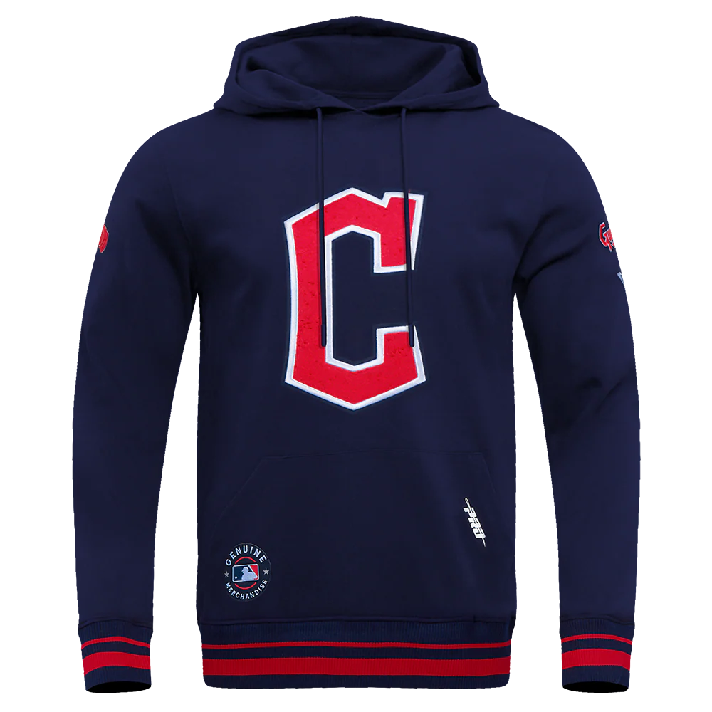 MLB CLEVELAND GUARDIANS RETRO CLASSIC MEN'S PULLOVER HOODIE