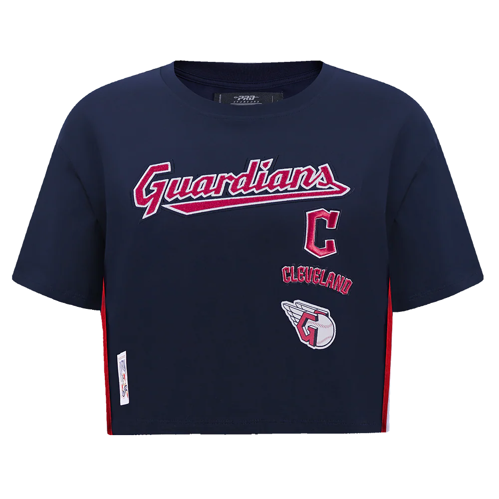 MLB CLEVELAND GUARDIANS RETRO CLASSIC WOMEN'S BOXY TOP