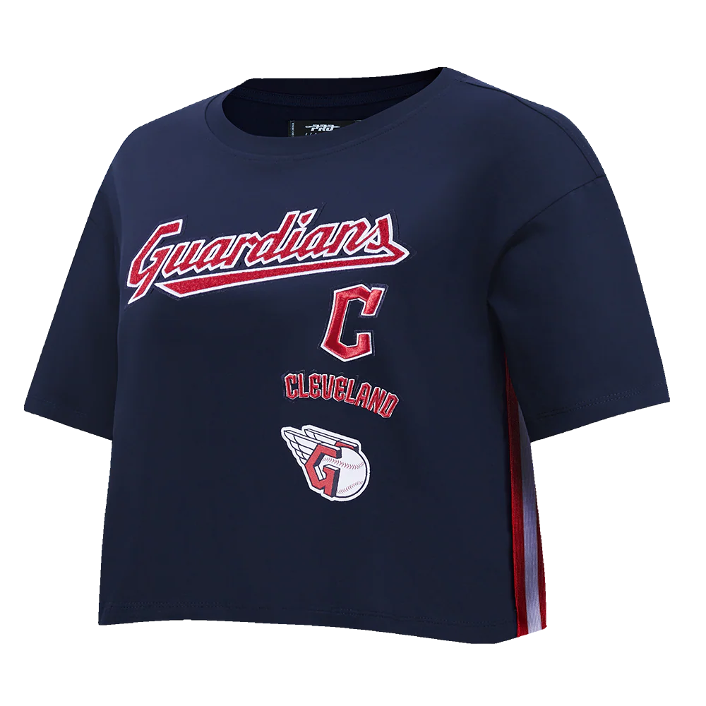 MLB CLEVELAND GUARDIANS RETRO CLASSIC WOMEN'S BOXY TOP