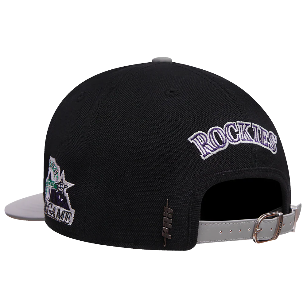 MLB COLORADO ROCKIES RETRO CLASSIC UNISEXS 6 PANEL STRAPBACK