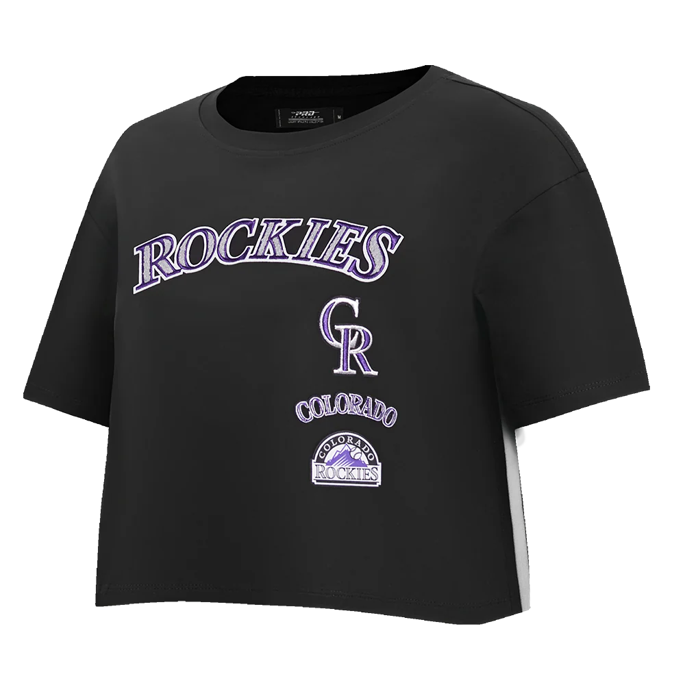 MLB COLORADO ROCKIES RETRO CLASSIC WOMEN'S BOXY TOP