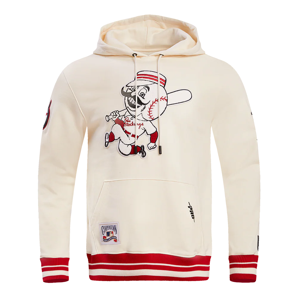 MLB CINCINNATI REDS RETRO CLASSIC MEN'S PULLOVER HOODIE