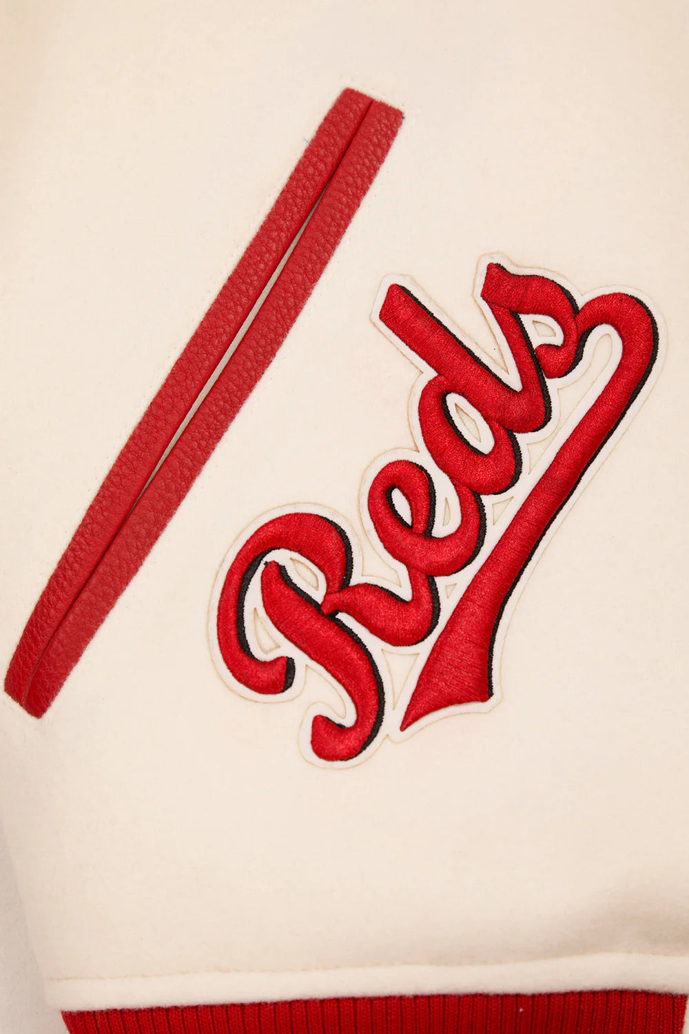 MLB CINCINNATI REDS RETRO CLASSIC MEN'S RIB WOOL VARSITY JACKET