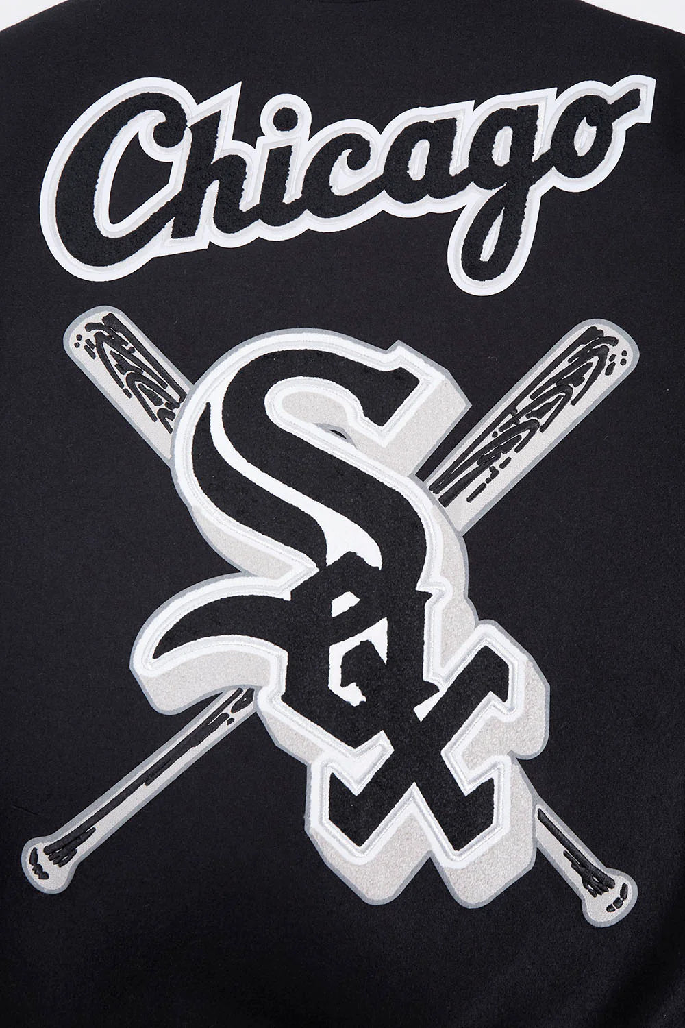 MLB CHICAGO WHITE SOX MASHUP MEN'S RIB WOOL VARSITY JACKET