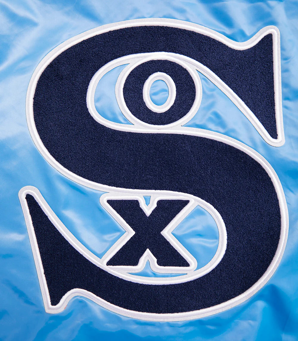 MLB CHICAGO WHITE SOX RETRO CLASSIC MEN'S RIB SATIN JACKET