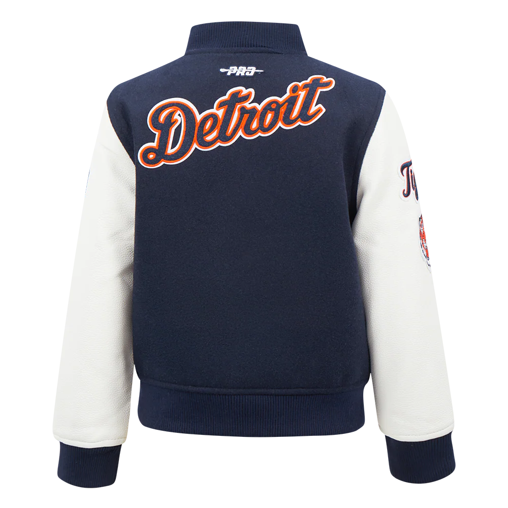MLB DETROIT TIGERS CLASSIC LITTLE BOYS WOOL VARSITY JACKET