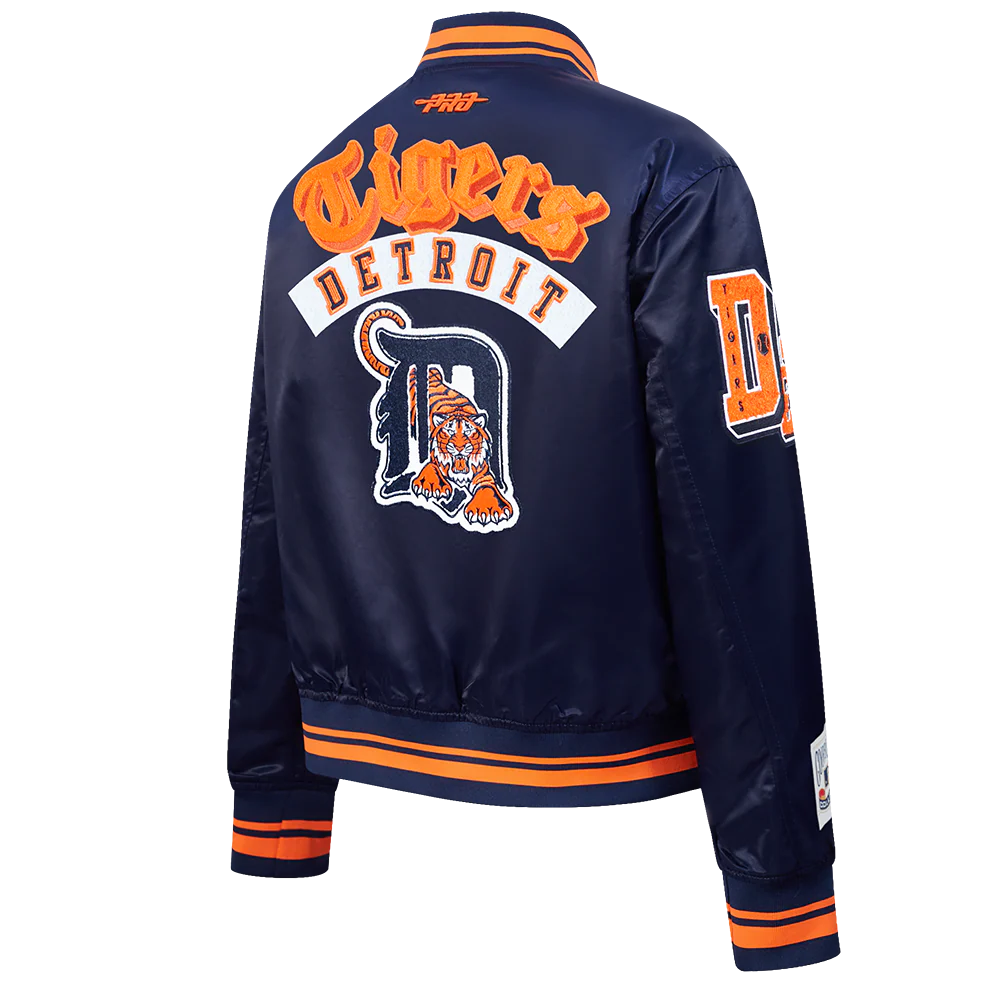 MLB DETROIT TIGERS BEST OF WOMEN'S RIB SATIN JACKET