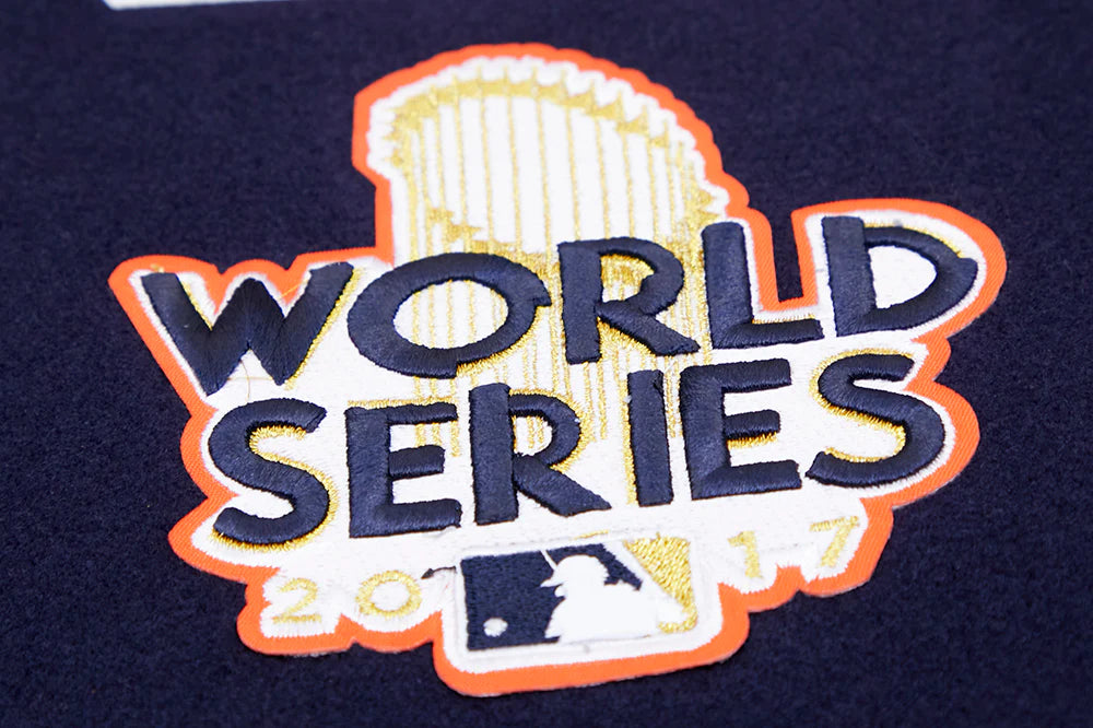 MLB HOUSTON ASTROS MASHUP MEN'S RIB WOOL VARSITY JACKET