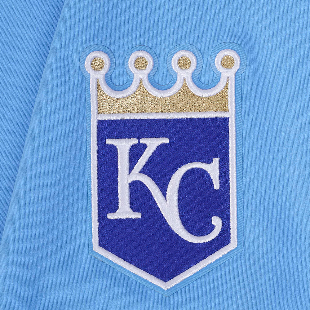 MLB KANSAS CITY ROYALS BOBBY WITT JR. #7 CLASSIC MEN'S SHORT SLEEVE PULLOVER HOODIE