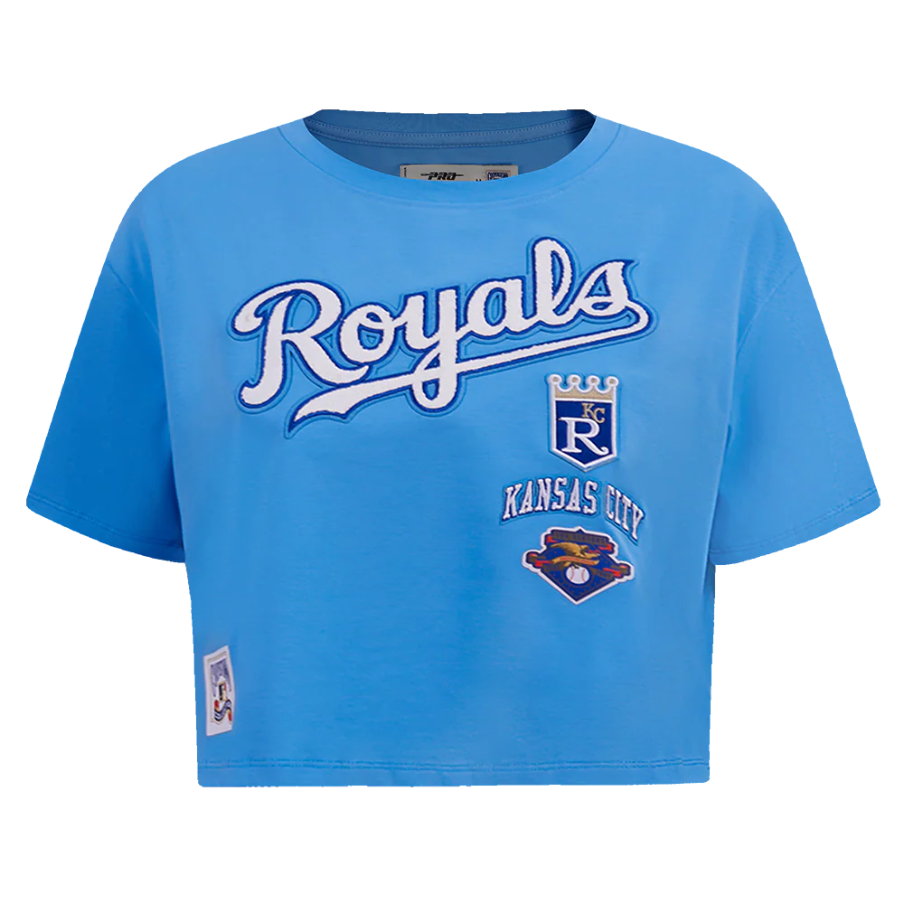 MLB KANSAS CITY ROYALS RETRO CLASSIC WOMEN'S BOXY TOP