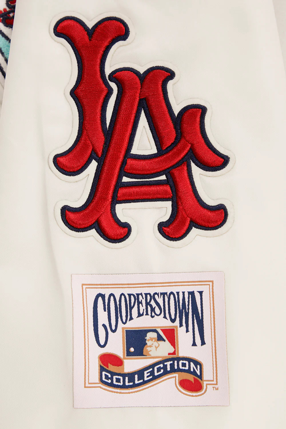 MLB LOS ANGELES ANGELS RETRO CLASSIC MEN'S RIB SATIN JACKET