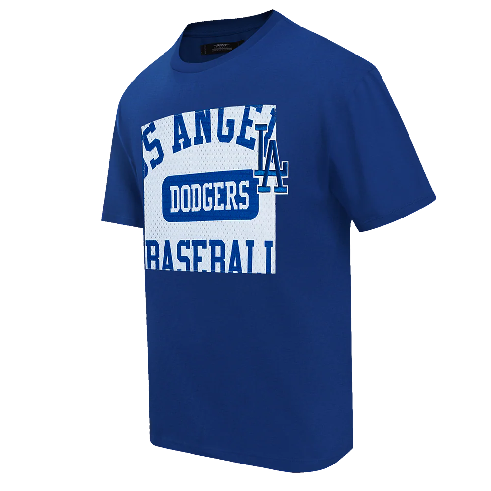 MLB LOS ANGELES DODGERS MADE TO PLAY COTTON JERSEY MEN'S DROP SHOULDER TEE