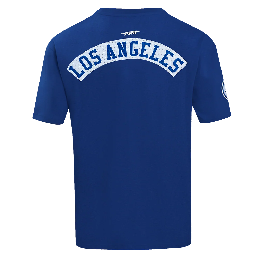 MLB LOS ANGELES DODGERS MADE TO PLAY COTTON JERSEY MEN'S DROP SHOULDER TEE