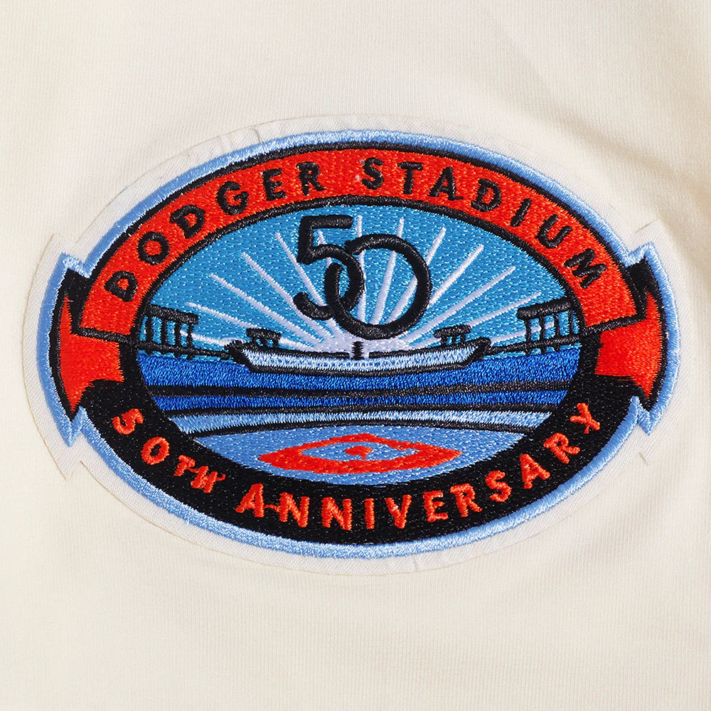 MLB LOS ANGELES DODGERS RETRO STRIPER MEN'S SINGLE JERSEY TOP