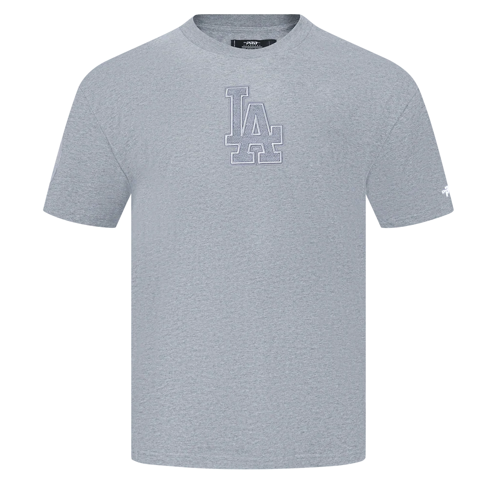 MLB LOS ANGELES DODGERS REVERSE FRENCH TERRY MEN'S COTTON JERSEY DROP SHOULDER TOP