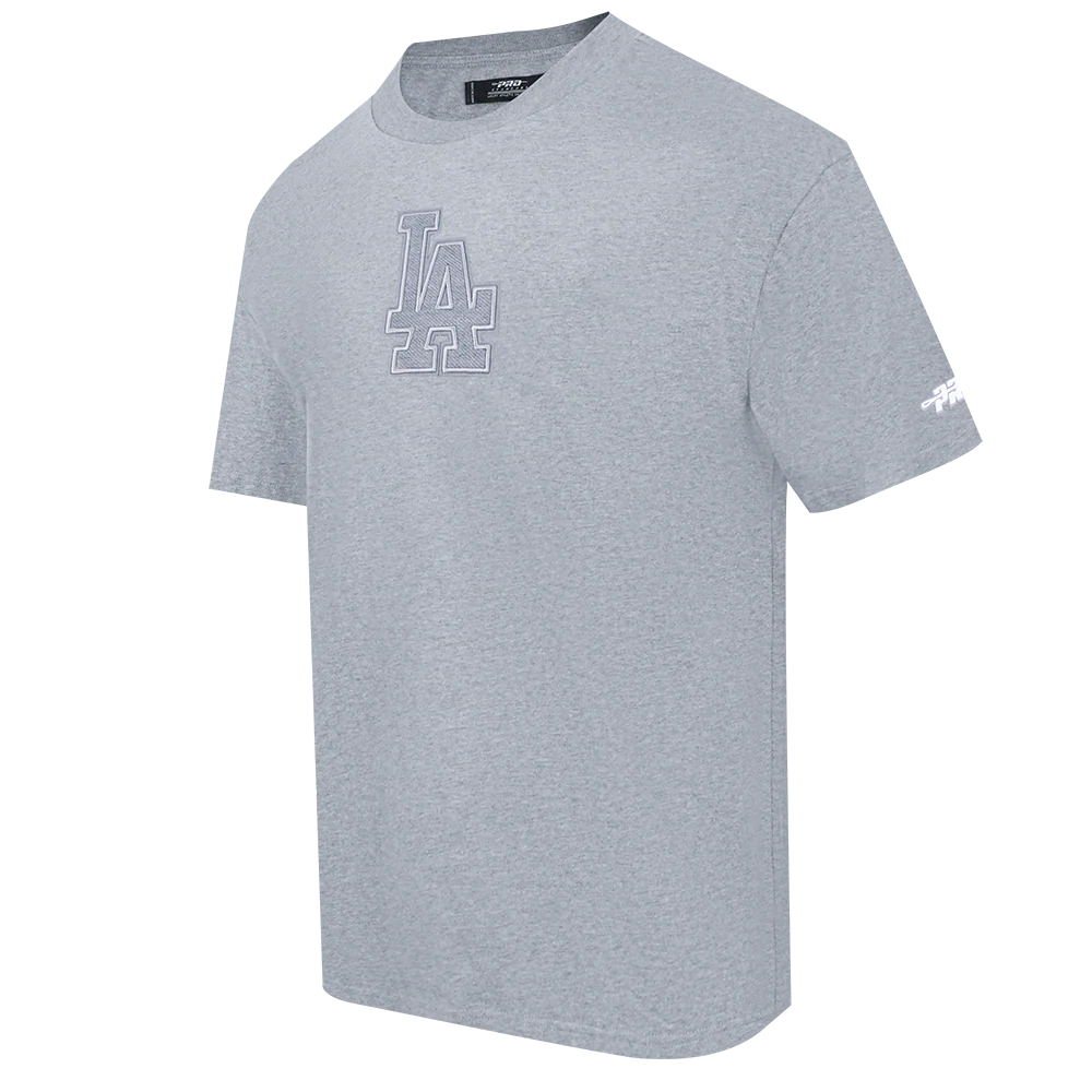 MLB LOS ANGELES DODGERS REVERSE FRENCH TERRY MEN'S COTTON JERSEY DROP SHOULDER TOP