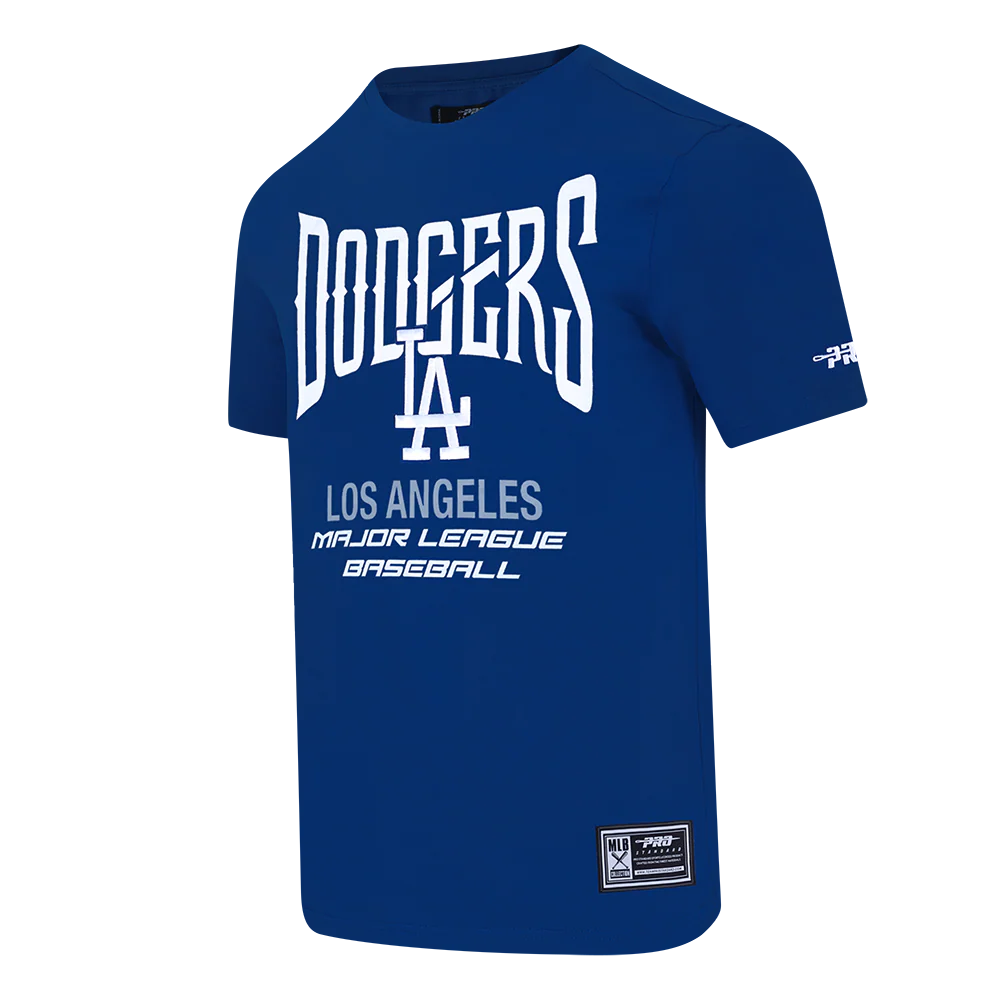 MLB LOS ANGELES DODGERS CITY TOUR 2.0 MEN'S COTTON JERSEY DROP SHOULDER TOP