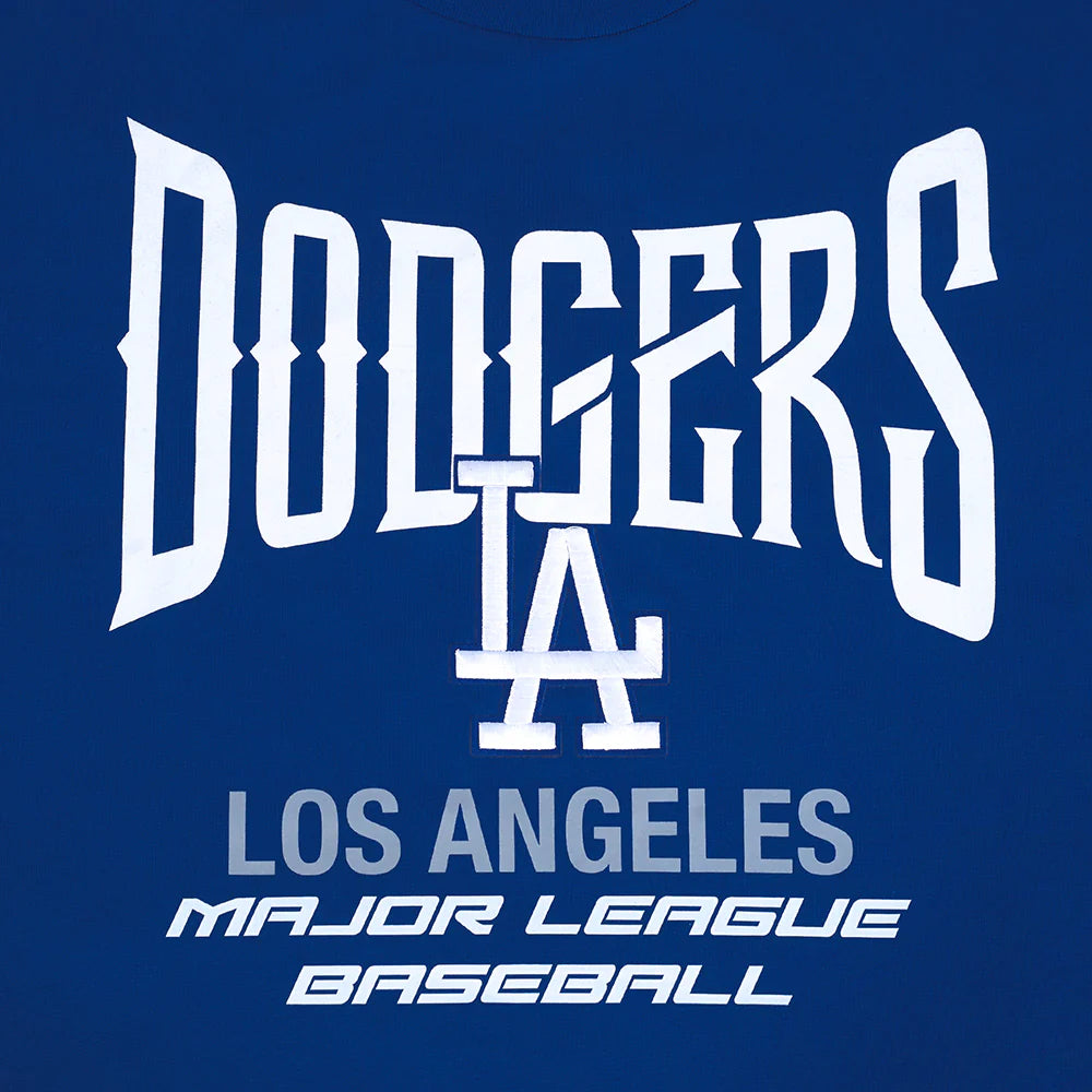 MLB LOS ANGELES DODGERS CITY TOUR 2.0 MEN'S COTTON JERSEY DROP SHOULDER TOP