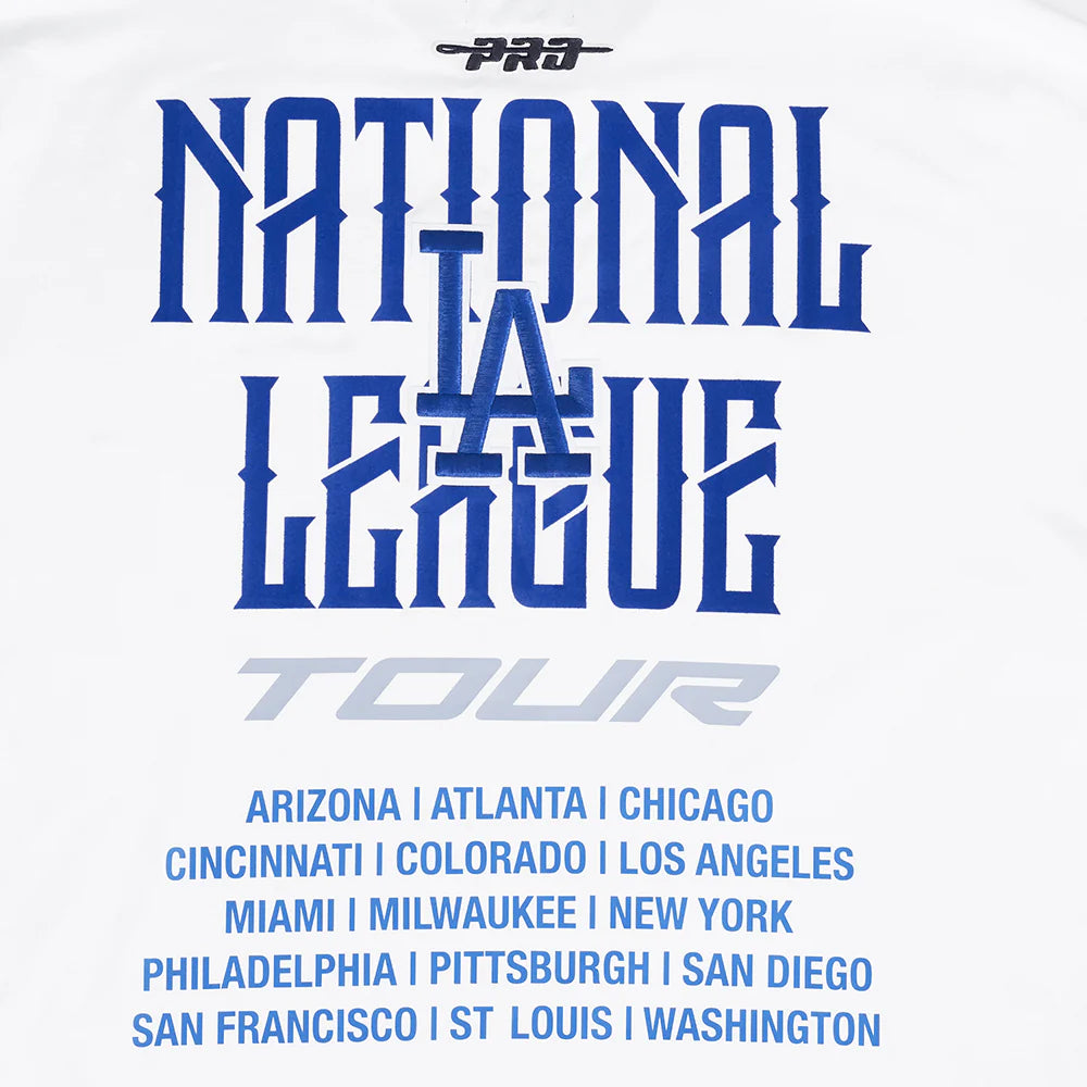 MLB LOS ANGELES DODGERS CITY TOUR 2.0 MEN'S COTTON JERSEY DROP SHOULDER TOP