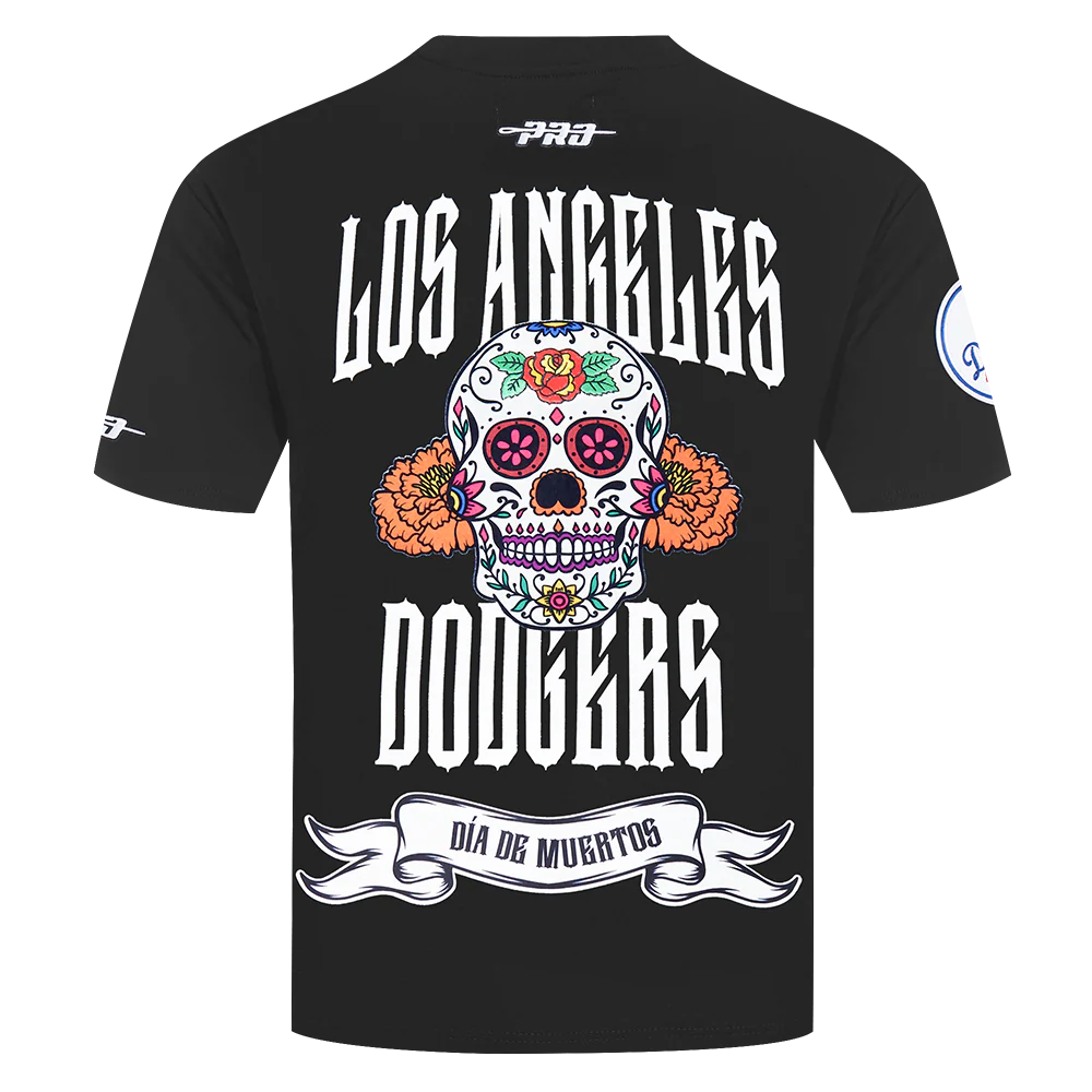MLB LOS ANGELES DODGERS RIB CAGE MEN'S COTTON JERSEY DROP SHOULDER TOP