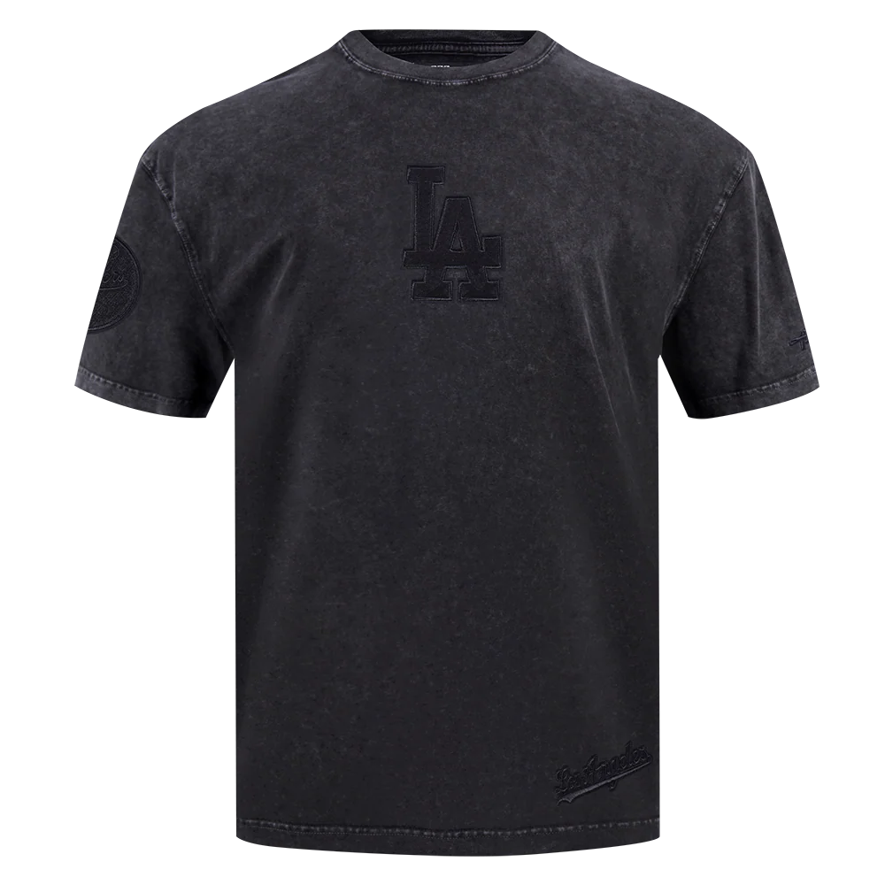 MLB LOS ANGELES DODGERS WASHED CLASSIC MEN'S ENZYME WASH DROP SHOULDER TEE