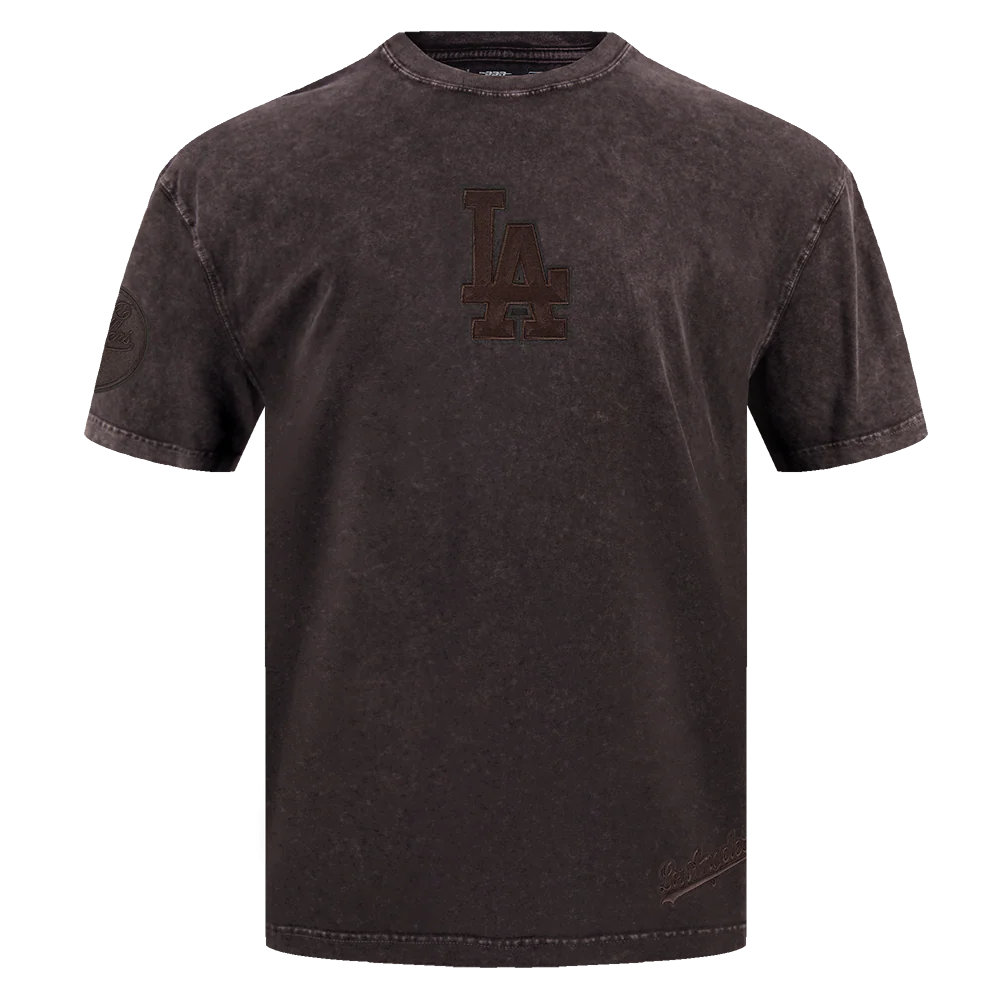 MLB LOS ANGELES DODGERS WASHED CLASSIC MEN'S ENZYME WASH DROP SHOULDER TEE