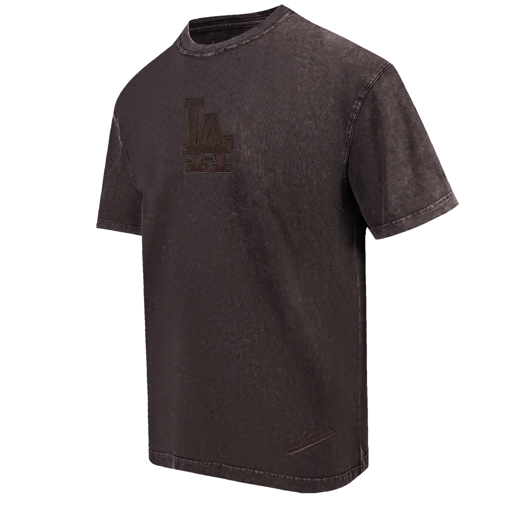 MLB LOS ANGELES DODGERS WASHED CLASSIC MEN'S ENZYME WASH DROP SHOULDER TEE