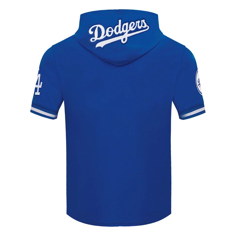 MLB LOS ANGELES DODGERS FREDDIE FREEMAN #5 CLASSIC MEN'S SHORT SLEEVE PULLOVER HOODIE