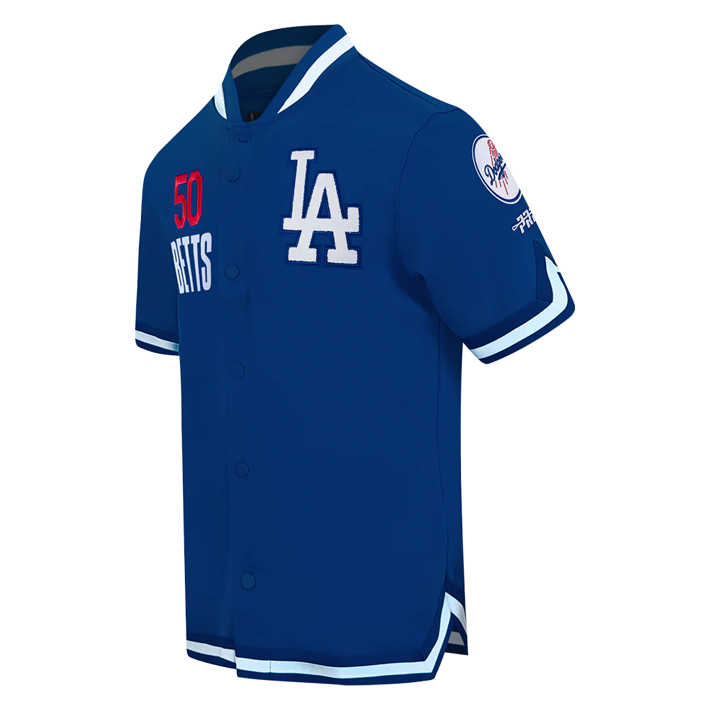 MLB LOS ANGELES DODGERS MOOKIE BETTS #50 CLASSIC MEN'S WARM UP JACKET