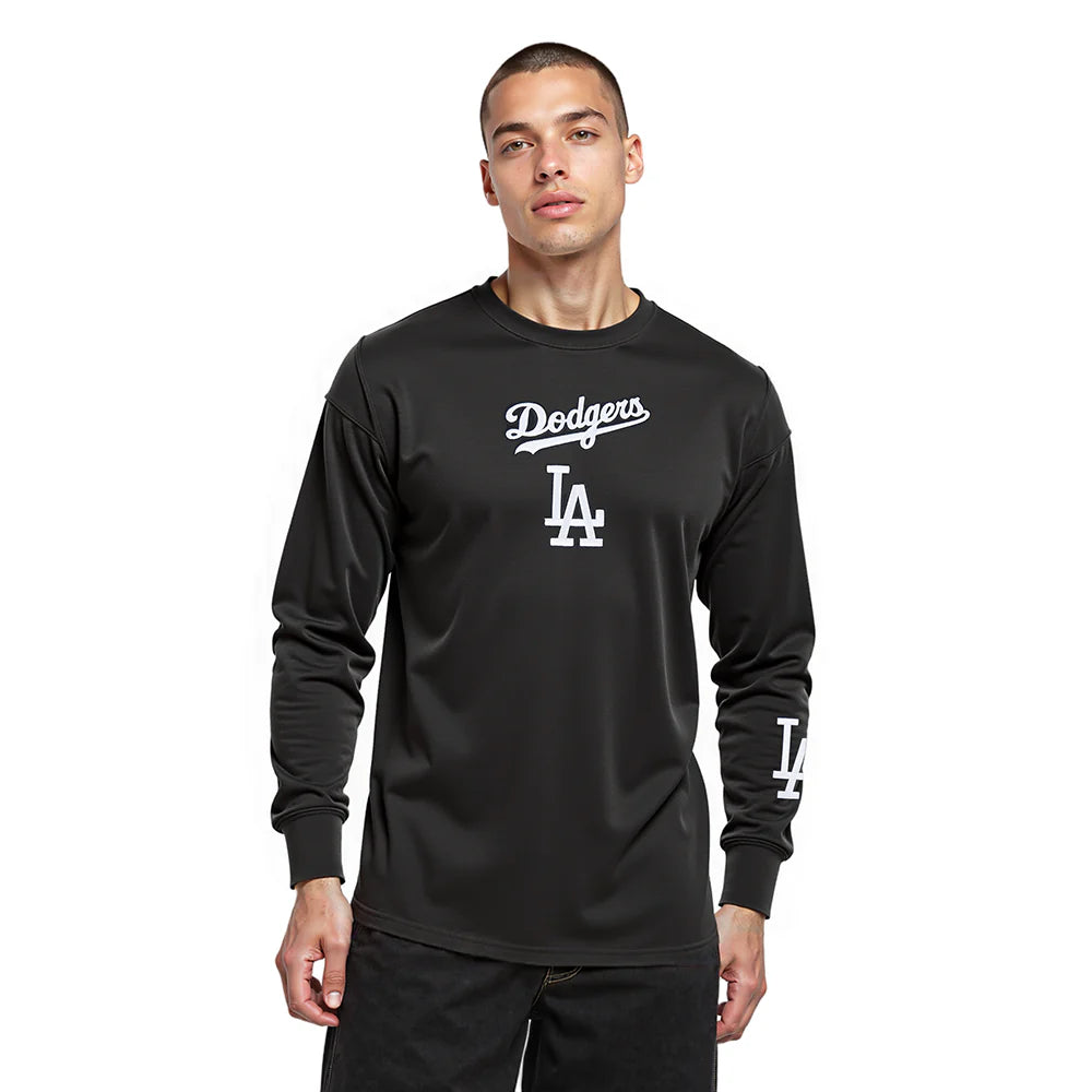 MLB LOS ANGELES DODGERS WINGSPAN MEN'S DROP SHOULDER LS TEE V2