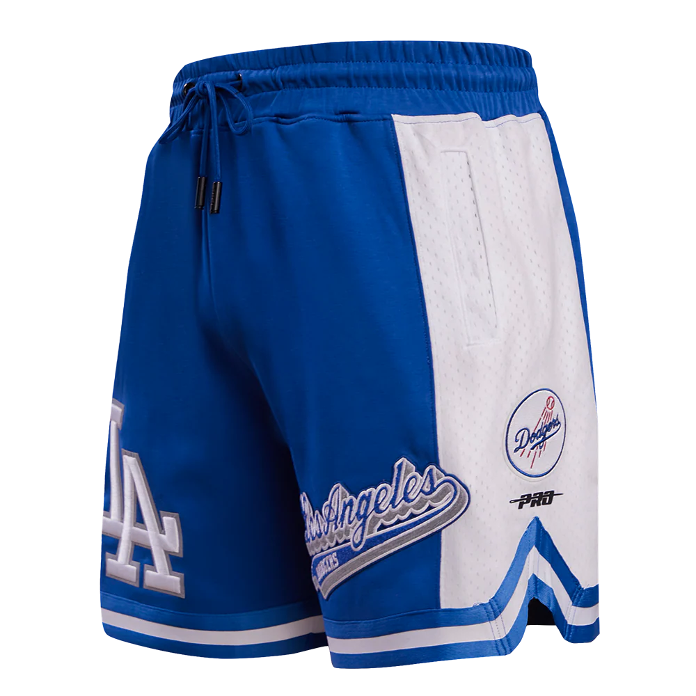 MLB LOS ANGELES DODGERS SCRIPT TAIL MEN'S DOUBLE KNIT 2.0 SHORT