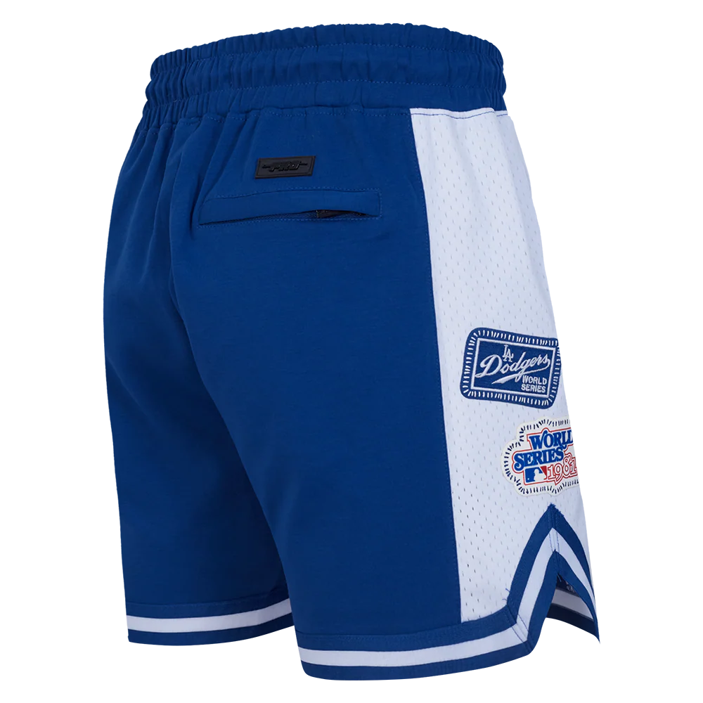 MLB LOS ANGELES DODGERS DIY PICK STITCH MEN'S DOUBLE KNIT 2.0 SHORT