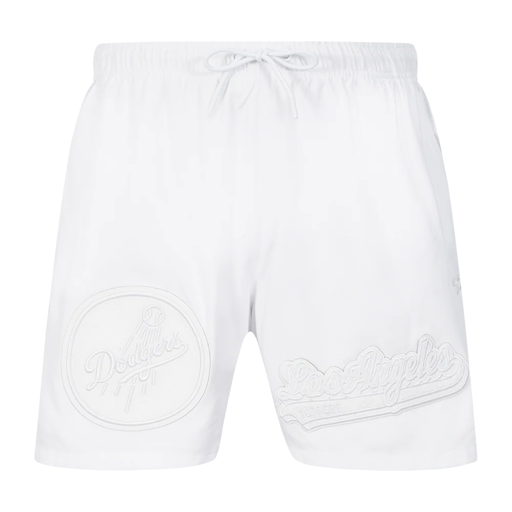 MLB LOS ANGELES DODGERS WHITE OUT MEN'S WOVEN SHORT