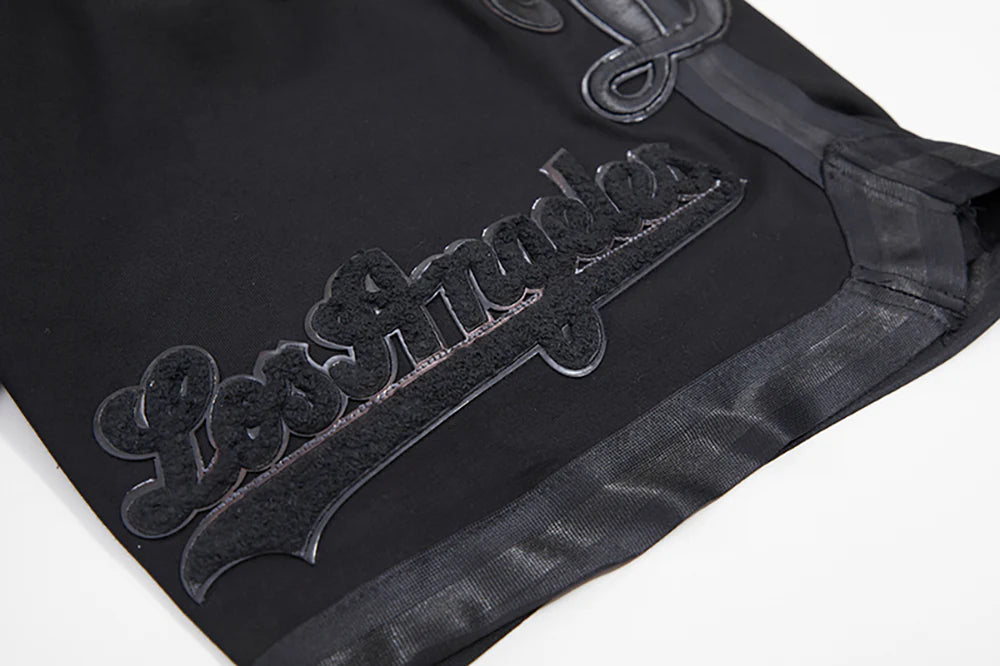 MLB LOS ANGELES DODGERS TRIPLE BLACK PRO TEAM MEN'S SHORT