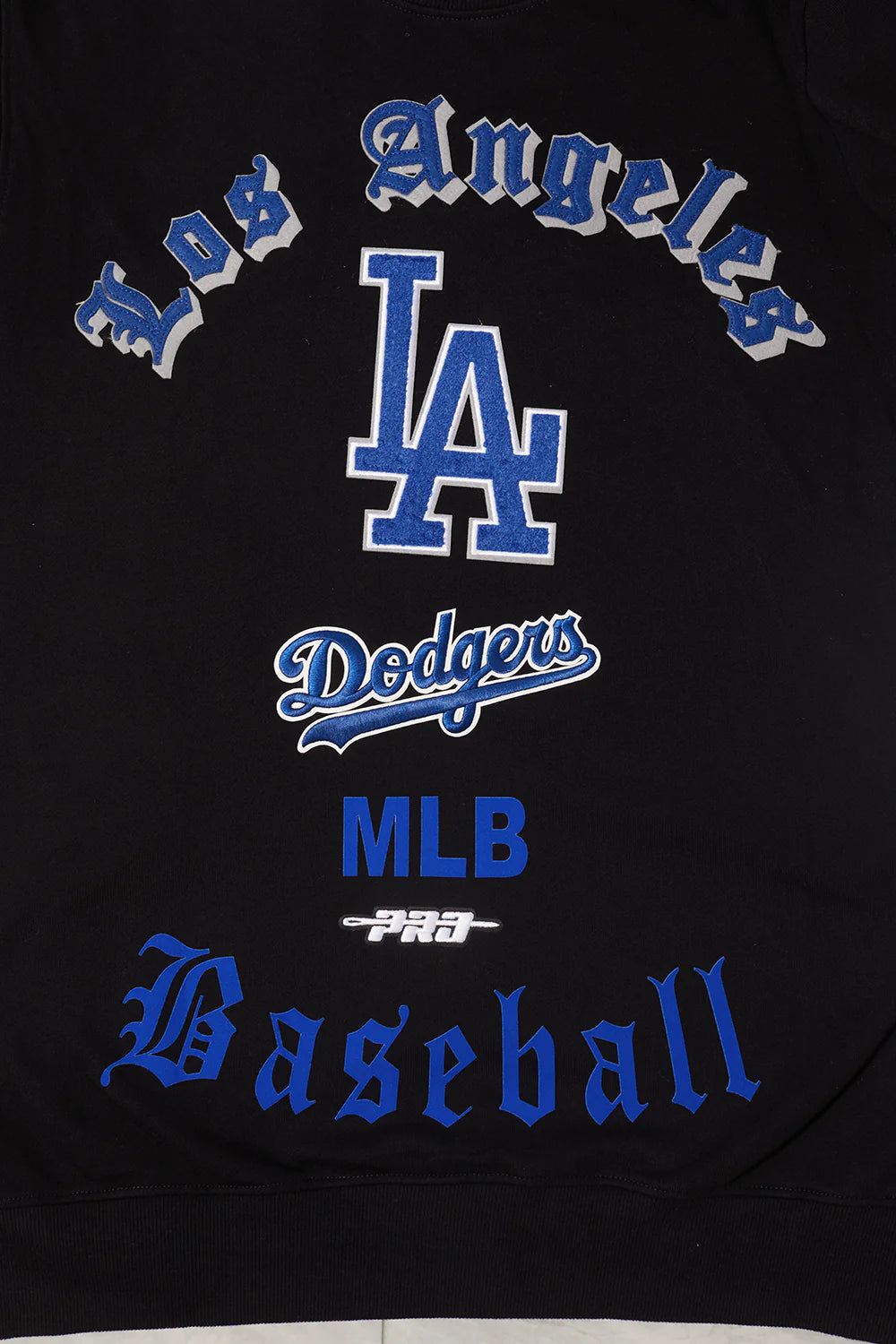 MLB LOS ANGELES DODGERS OLD ENGLISH MEN'S CREWNECK