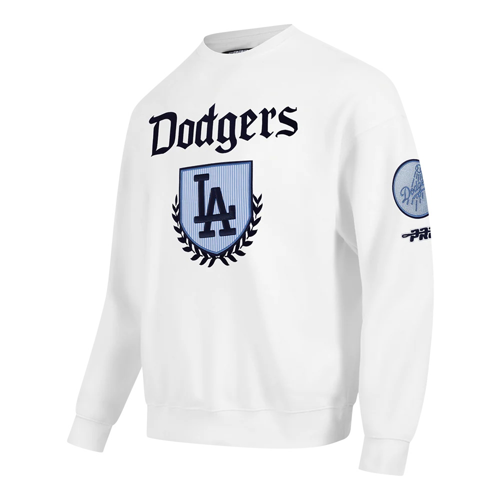 MLB LOS ANGELES DODGERS COUNTRY CLUB MEN'S DROP SHOULDER FLEECE CREWNECK