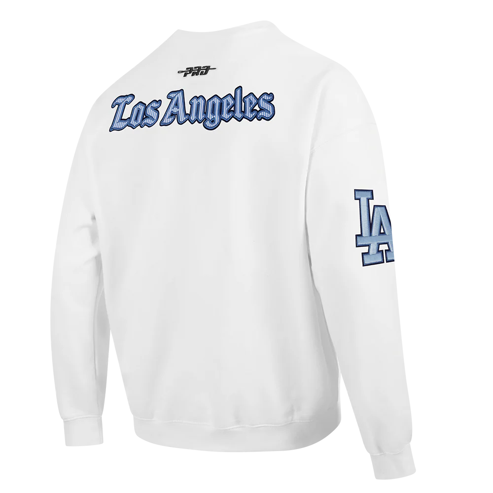 MLB LOS ANGELES DODGERS COUNTRY CLUB MEN'S DROP SHOULDER FLEECE CREWNECK