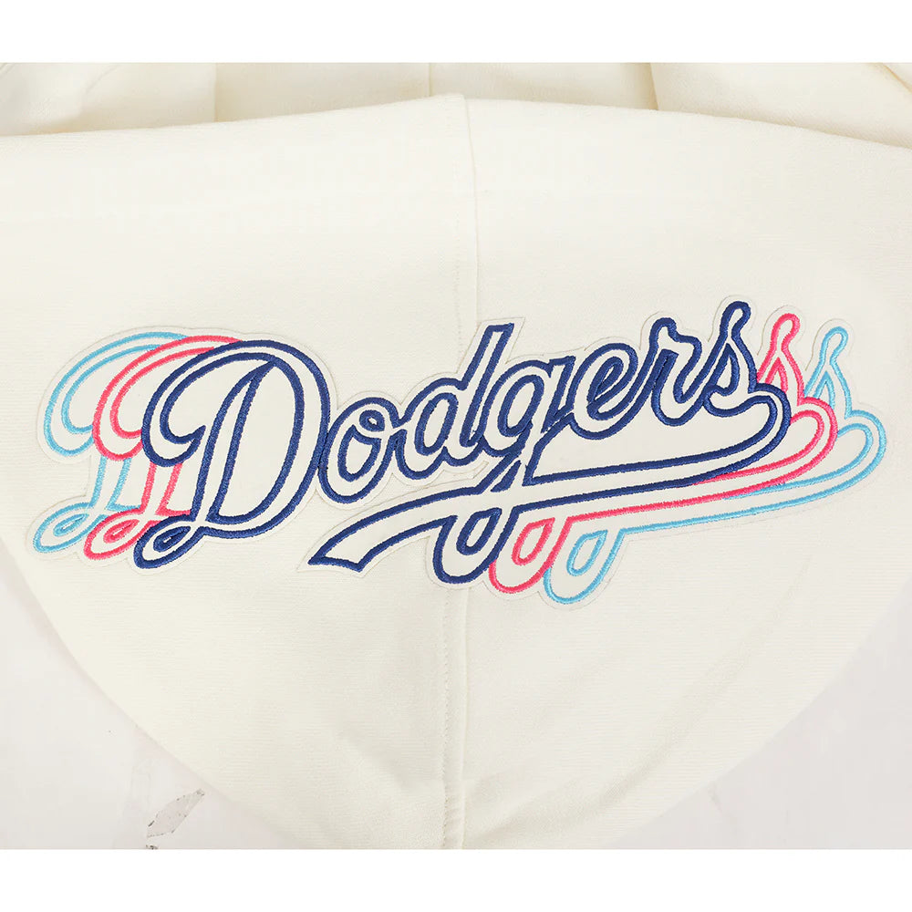 MLB LOS ANGELES DODGERS ECHO LOGO MEN'S FLEECE PULLOVER HOODIE