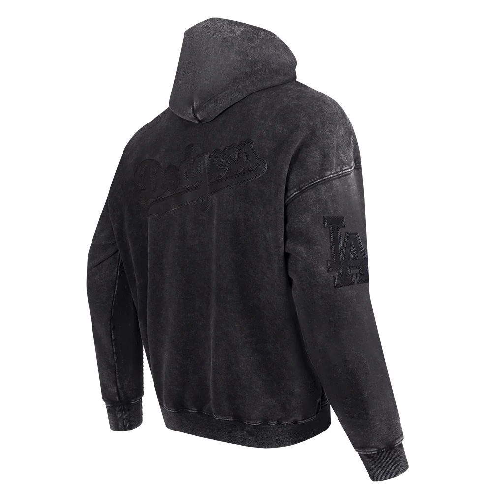 MLB LOS ANGELES DODGERS WASHED VANGUARD MEN'S ENZYME WASH DROP SHOULDER