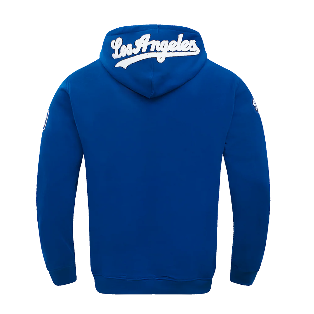 MLB LOS ANGELES DODGERS CLASSIC CHENILLE MEN'S PULLOVER HOODIE