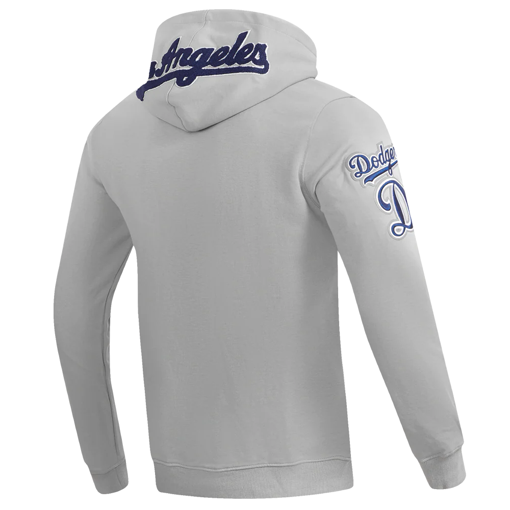 MLB LOS ANGELES DODGERS CLASSIC CHENILLE MEN'S PULLOVER HOODIE